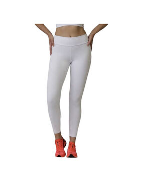Cajubrasil Women's Size M High Waist White Athletic Leggings New